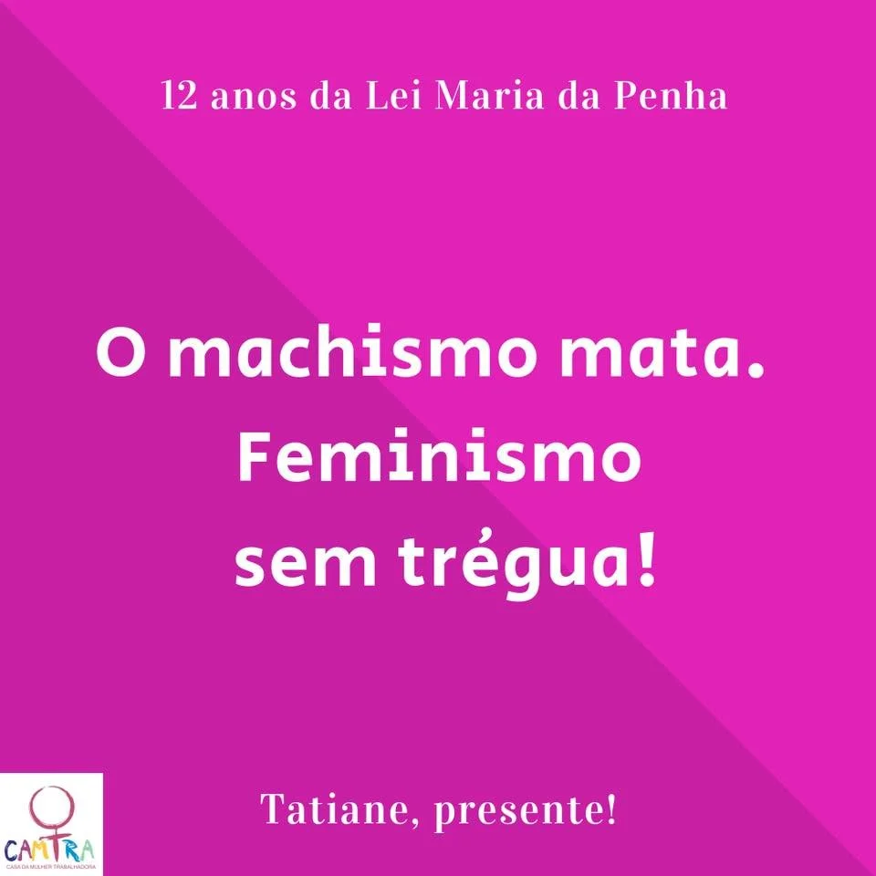 No momento, você está visualizando 12 anos da aprovação da Lei Maria da Penha