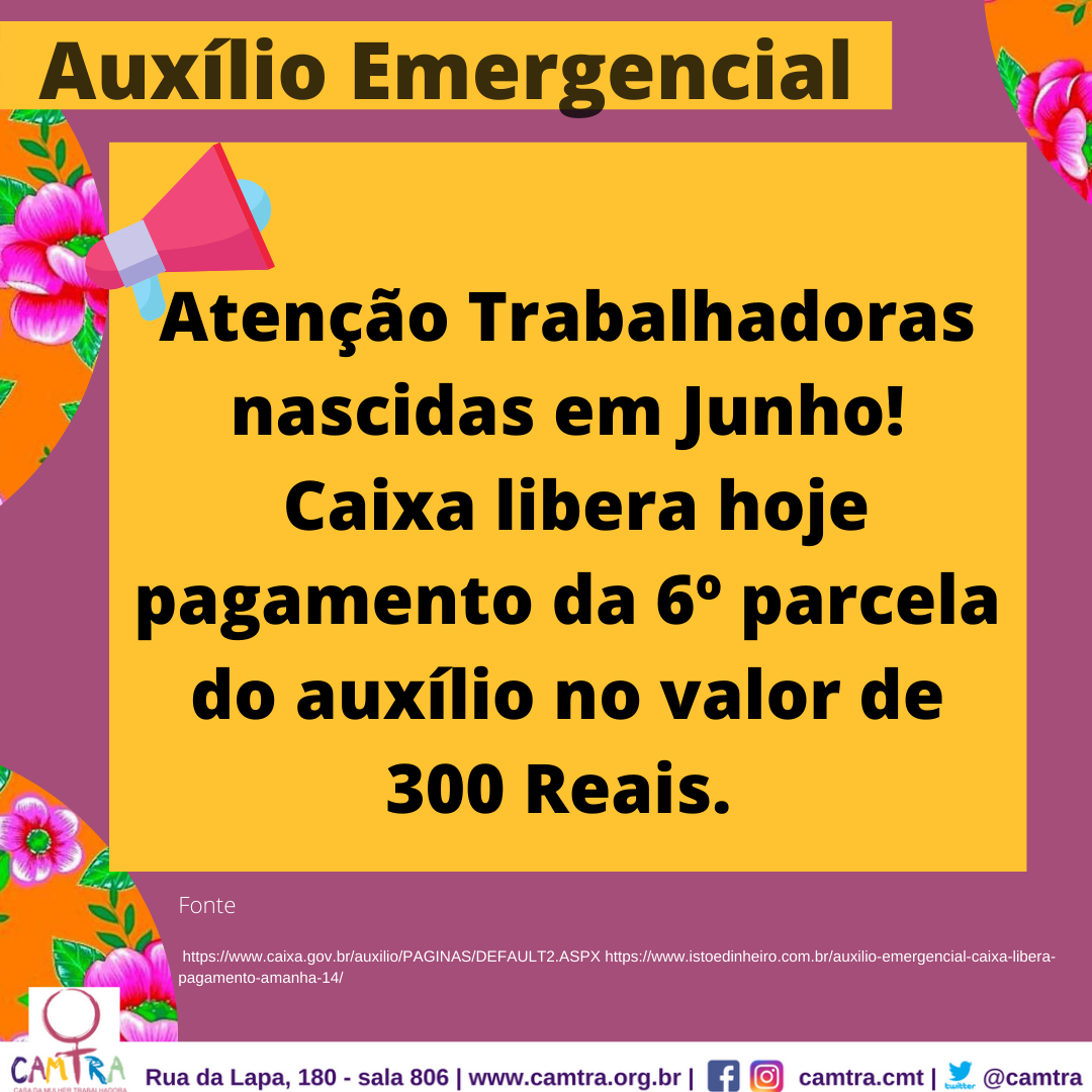 Você está visualizando atualmente Auxílio Emergencial 14 de Outubro