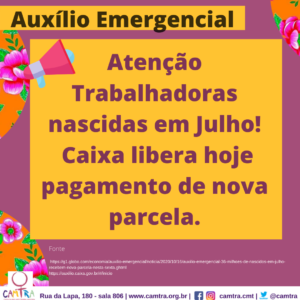 Leia mais sobre o artigo Auxílio Emergencial 16 de Outubro