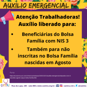 Leia mais sobre o artigo Auxílio Emergencial 21 de outubro