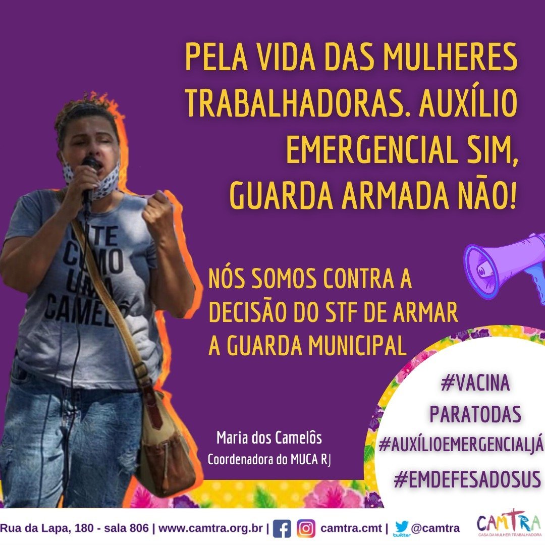 Você está visualizando atualmente #GuardaArmadaNão: decisão do STF ameaça a vida das mulheres trabalhadoras