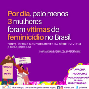 Leia mais sobre o artigo 1.005 mulheres sofreram feminicídio entre março e dezembro de 2020