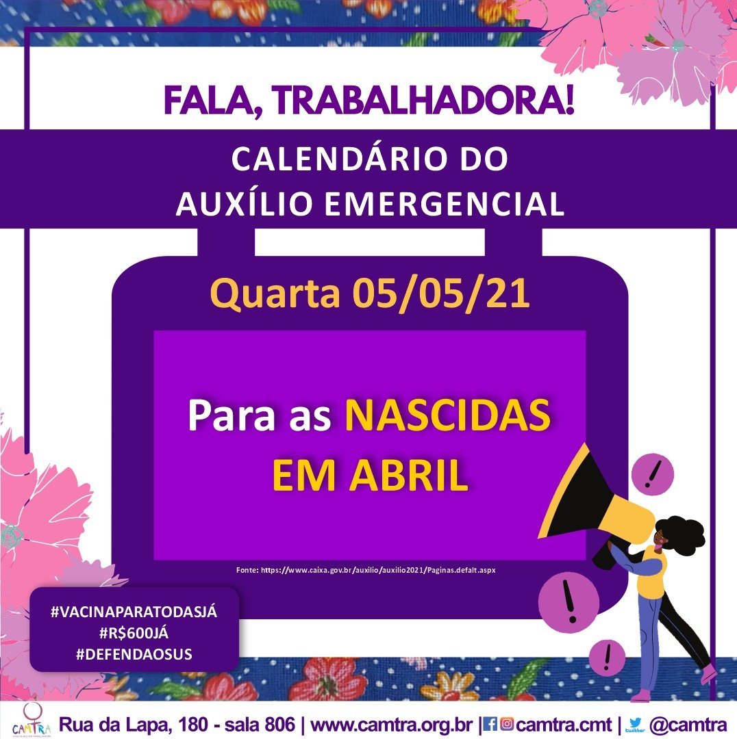 Leia mais sobre o artigo Auxílio Emergencial: Saque em dinheiro para as NASCIDAS EM ABRIL