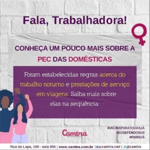 Leia mais sobre o artigo PEC das Domésticas: Trabalhadora conheça seus Direitos