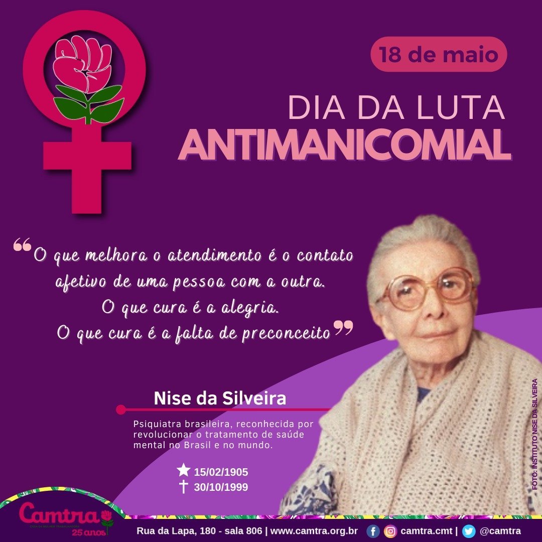 Você está visualizando atualmente 18 de Maio – Dia Nacional de Luta Antimanicomial