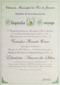 Medalha Chiquinha Gonzaga - 12 de março de 2014