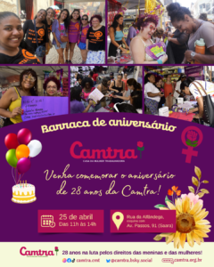 Leia mais sobre o artigo Barraca dos direitos da Camtra de aniversário