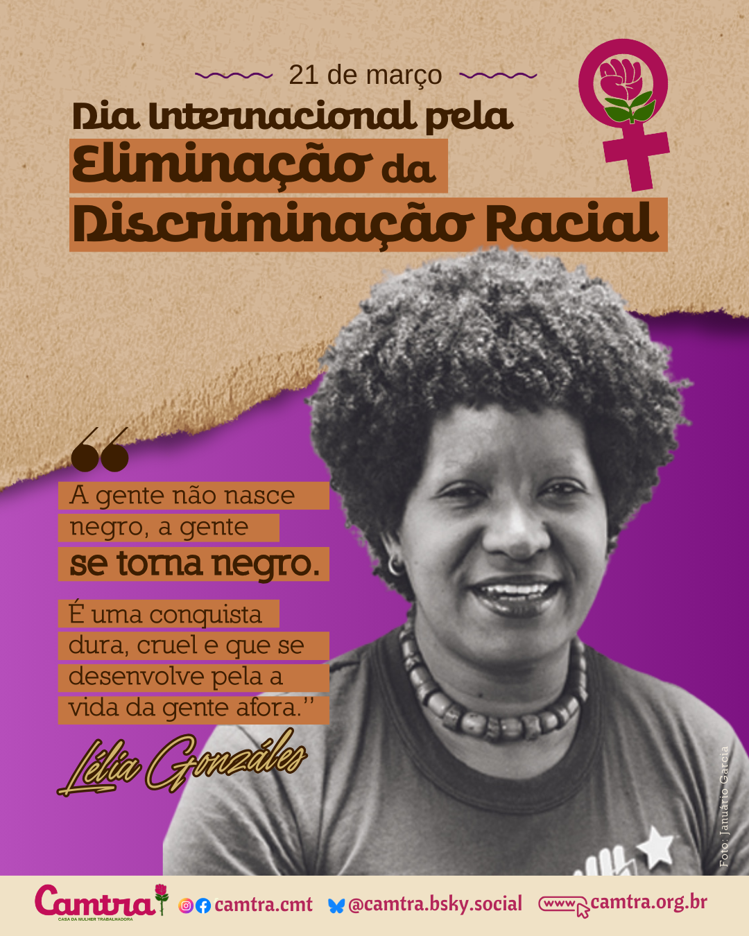 Leia mais sobre o artigo 21 de março: Dia Internacional de Luta pela Eliminação da Discriminação Racial