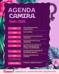 Leia mais sobre o artigo Agenda Camtra Maio 2025