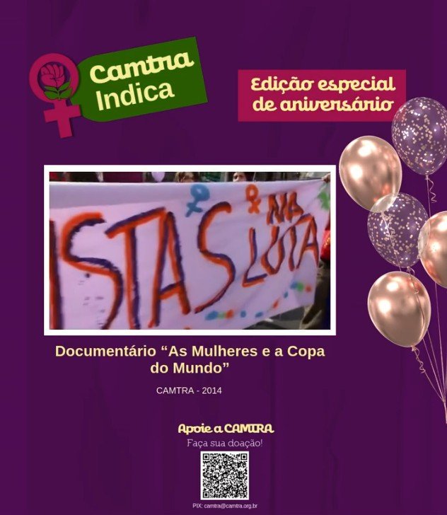 No momento, você está visualizando  Camtra Indica  Documentário: As Mulheres e a Copa