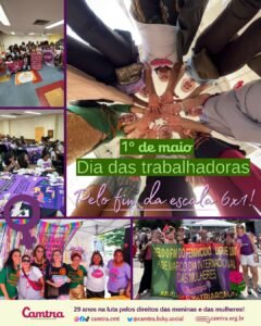 Leia mais sobre o artigo No Dia das Trabalhadoras e dos Trabalhadores, nossa luta não para