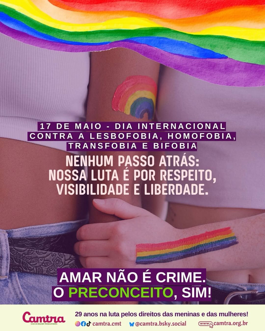 No momento, você está visualizando 17 de maio, uma data de luta, resistência e reafirmação do direito de existir !