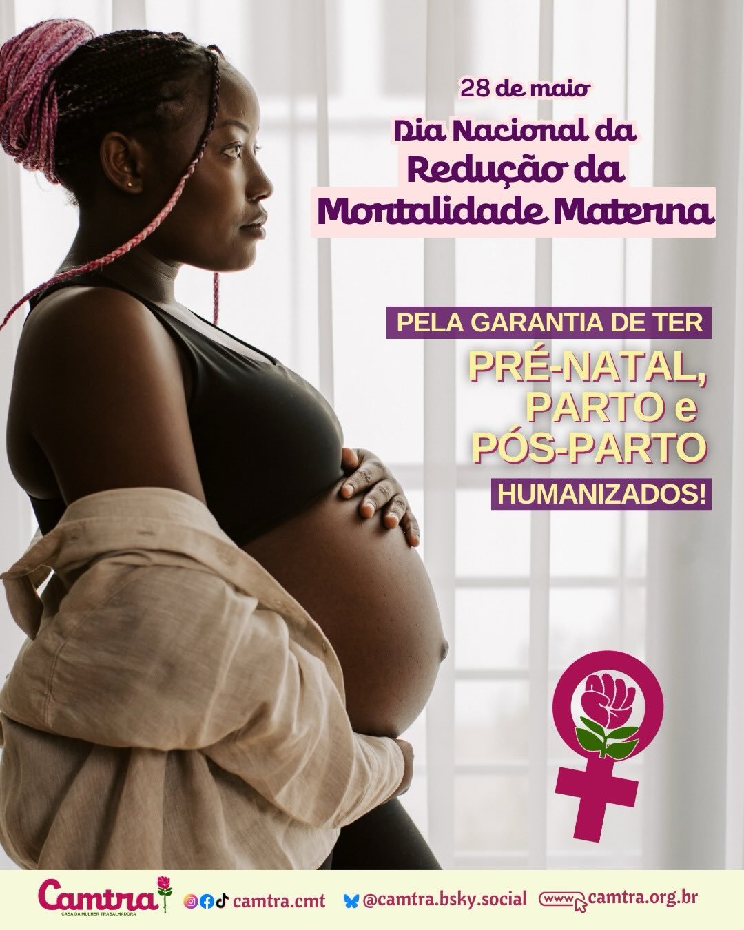 No momento, você está visualizando 28 de maio – Dia Nacional de Redução da Mortalidade Materna