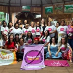 Encontro Estadual do Pará do projeto Mulheres em Rede promovendo cuidado e autonomia econômica, realizado no Ponto de Cultura Mocoham, na Ilha do Combu, em Belém.