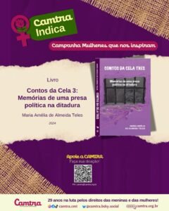 Leia mais sobre o artigo Camtra Indica  Livro: Contos da Cela 3: Memórias de uma presa política na ditadura