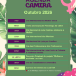Confira nossa programação no mês de outubro e venha construir com a CAMTRA!