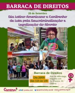 Leia mais sobre o artigo Barraca de Direitos da Camtra – Setembro