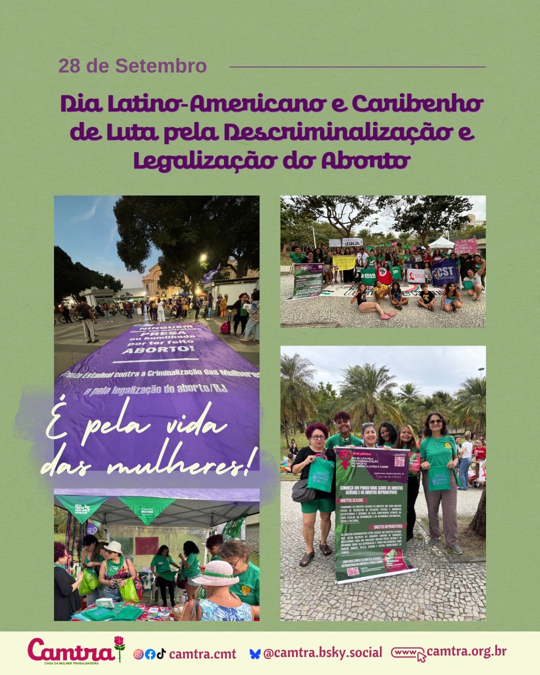 Leia mais sobre o artigo Dia Latino-Americano e Caribenho de Luta pela Descriminalização e Legalização do Aborto 
